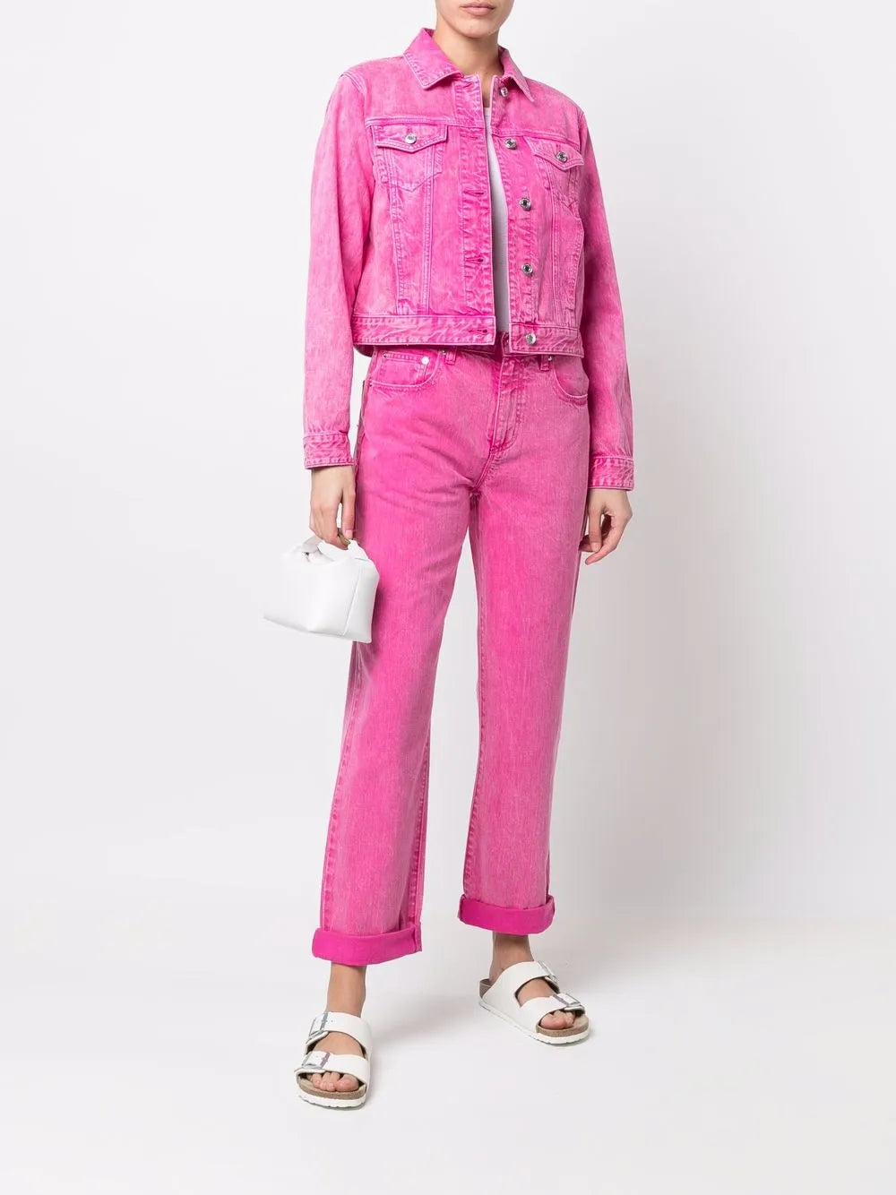 Mid-Rise Straight Jeans