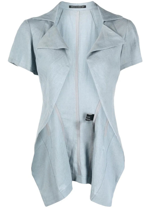 Open-Front Linen Jacket