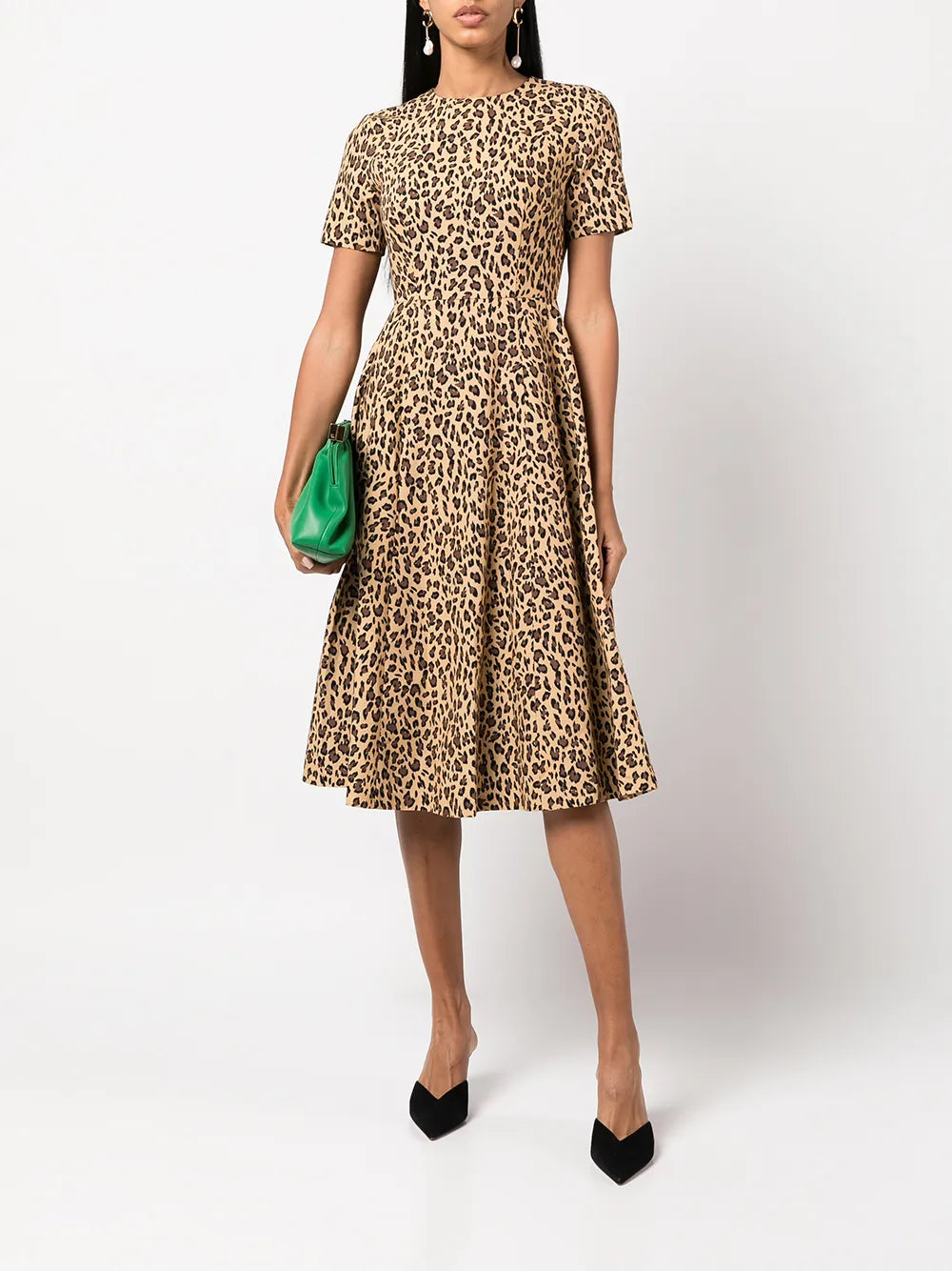 Animal-Print Day Dress