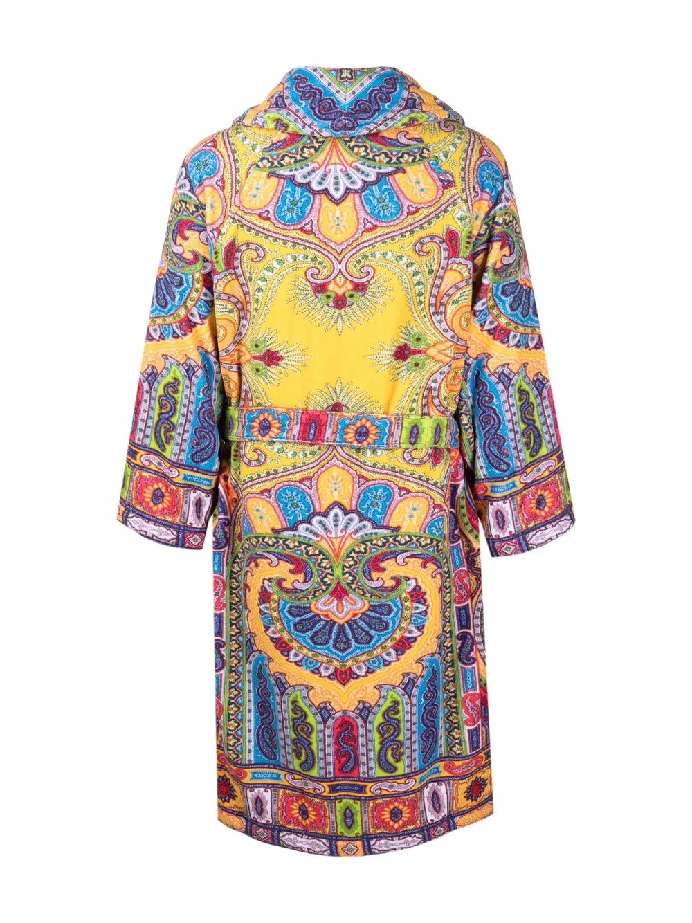 Paisley-Print Bath Robe