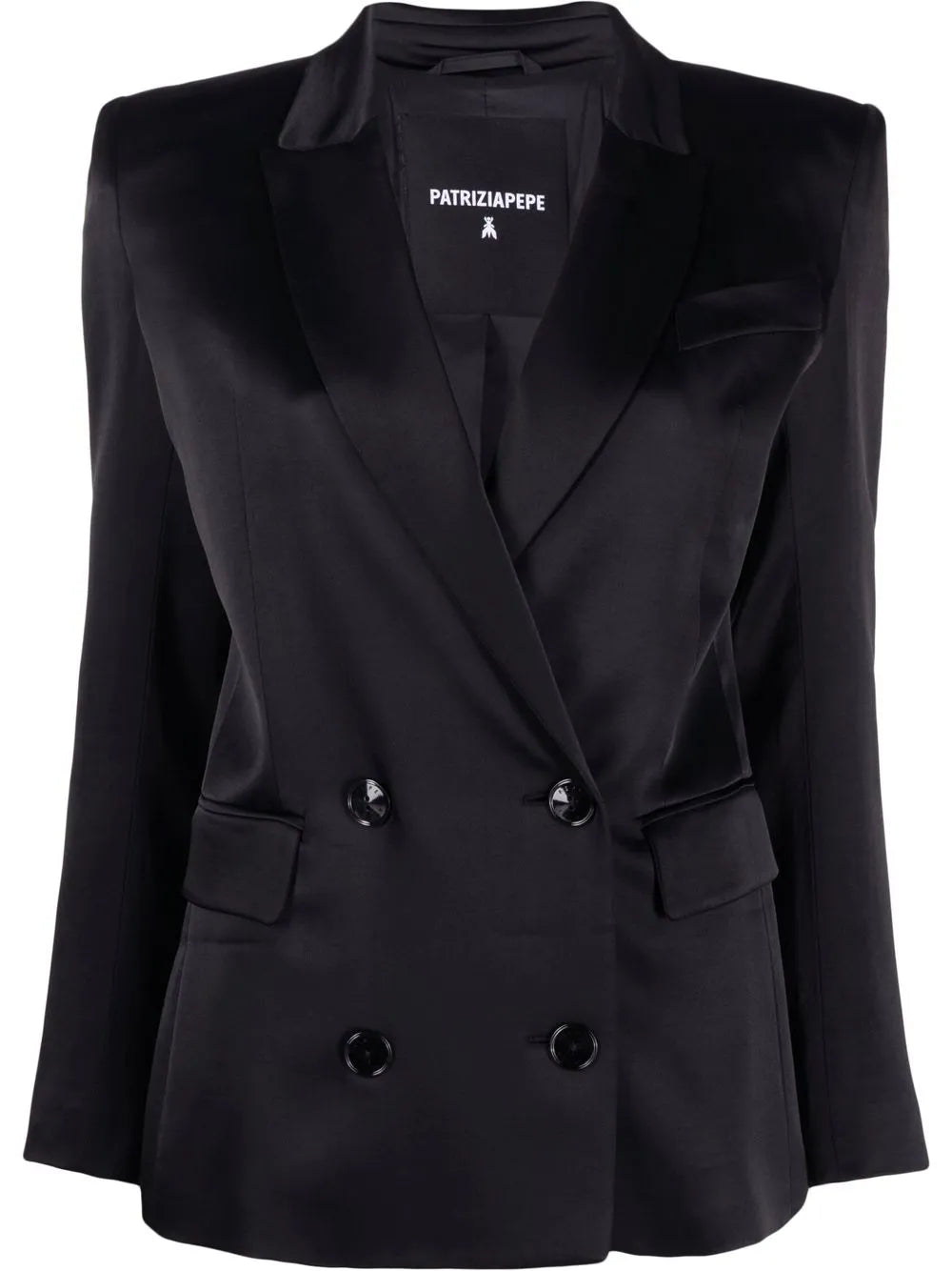 Shoulder Pads Double-Breasted Blazer