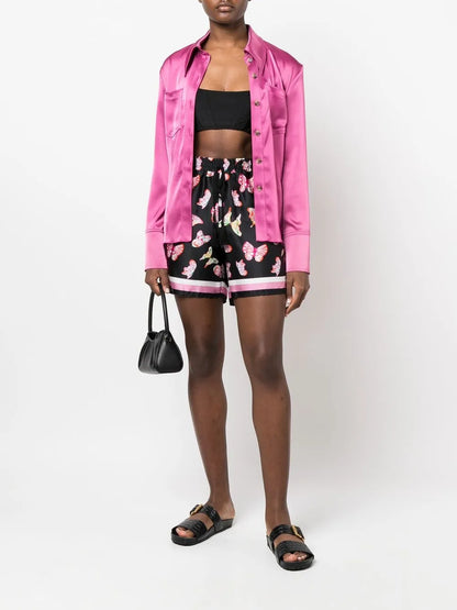 Butterfly-Print Shorts