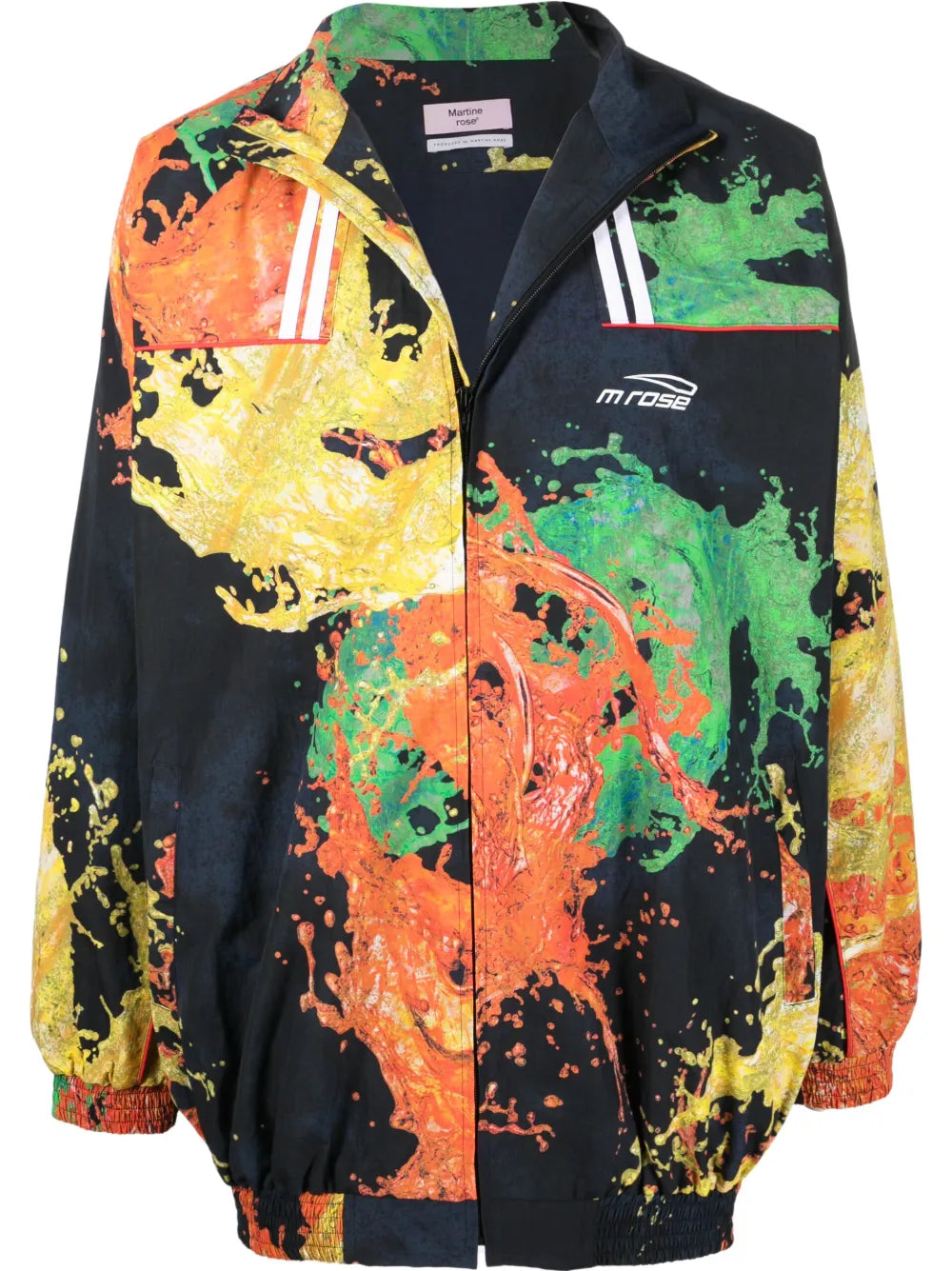 Abstract-Print Lightweight Jacket