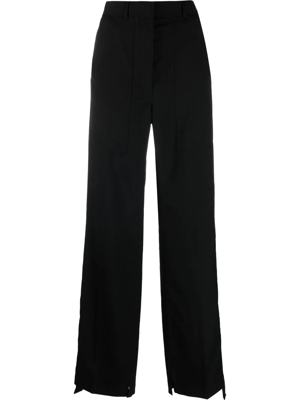 Straight-Leg Cargo-Pocket Trousers