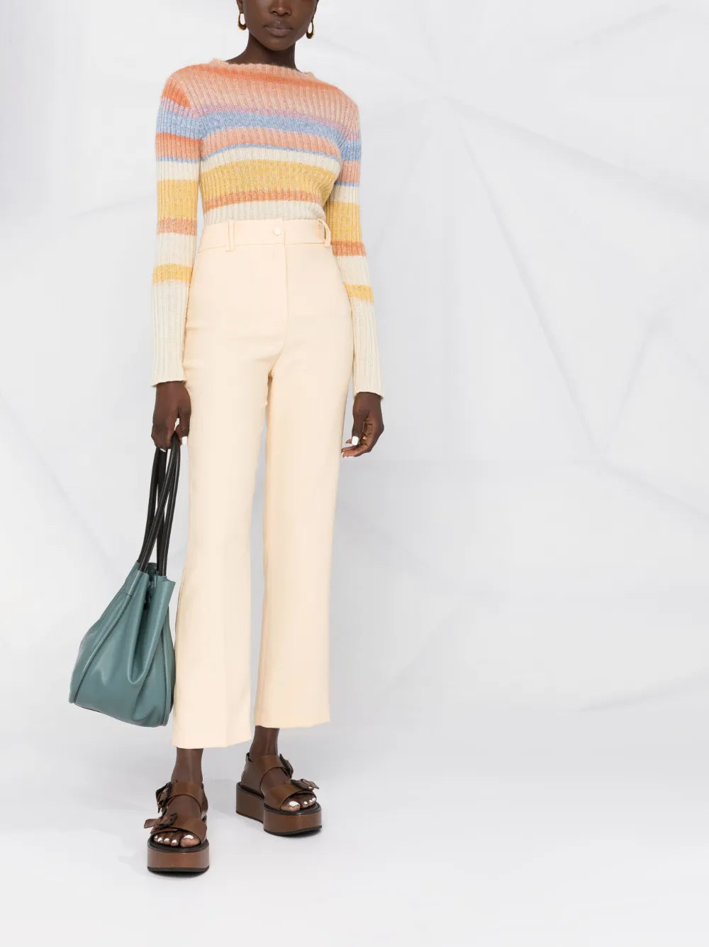 Tailored High-Waisted Trousers