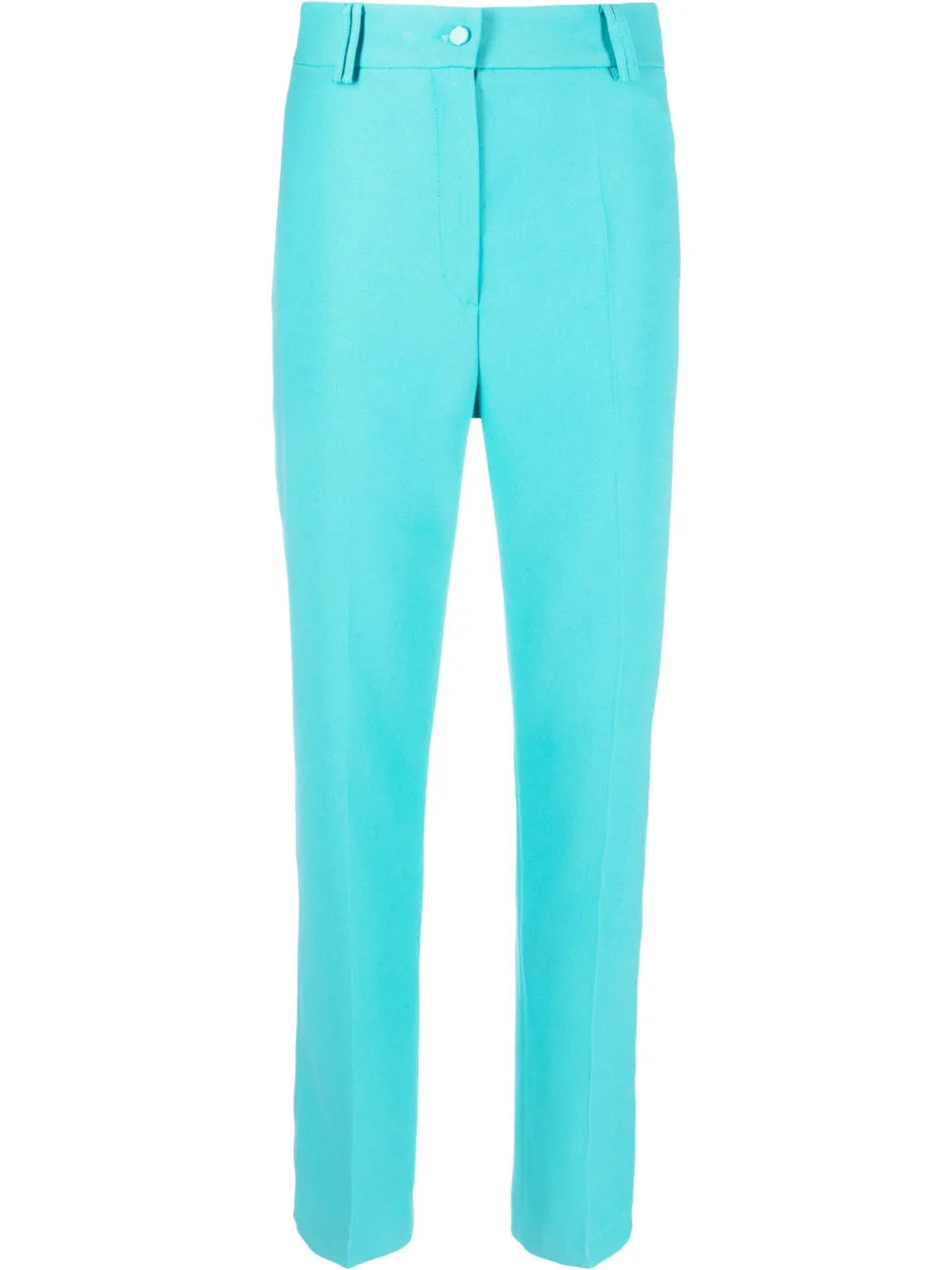 High-Waisted Straight-Leg Trousers
