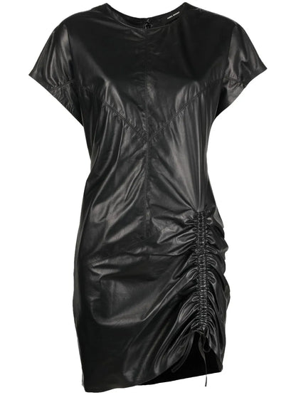 Adelissa Leather Dress