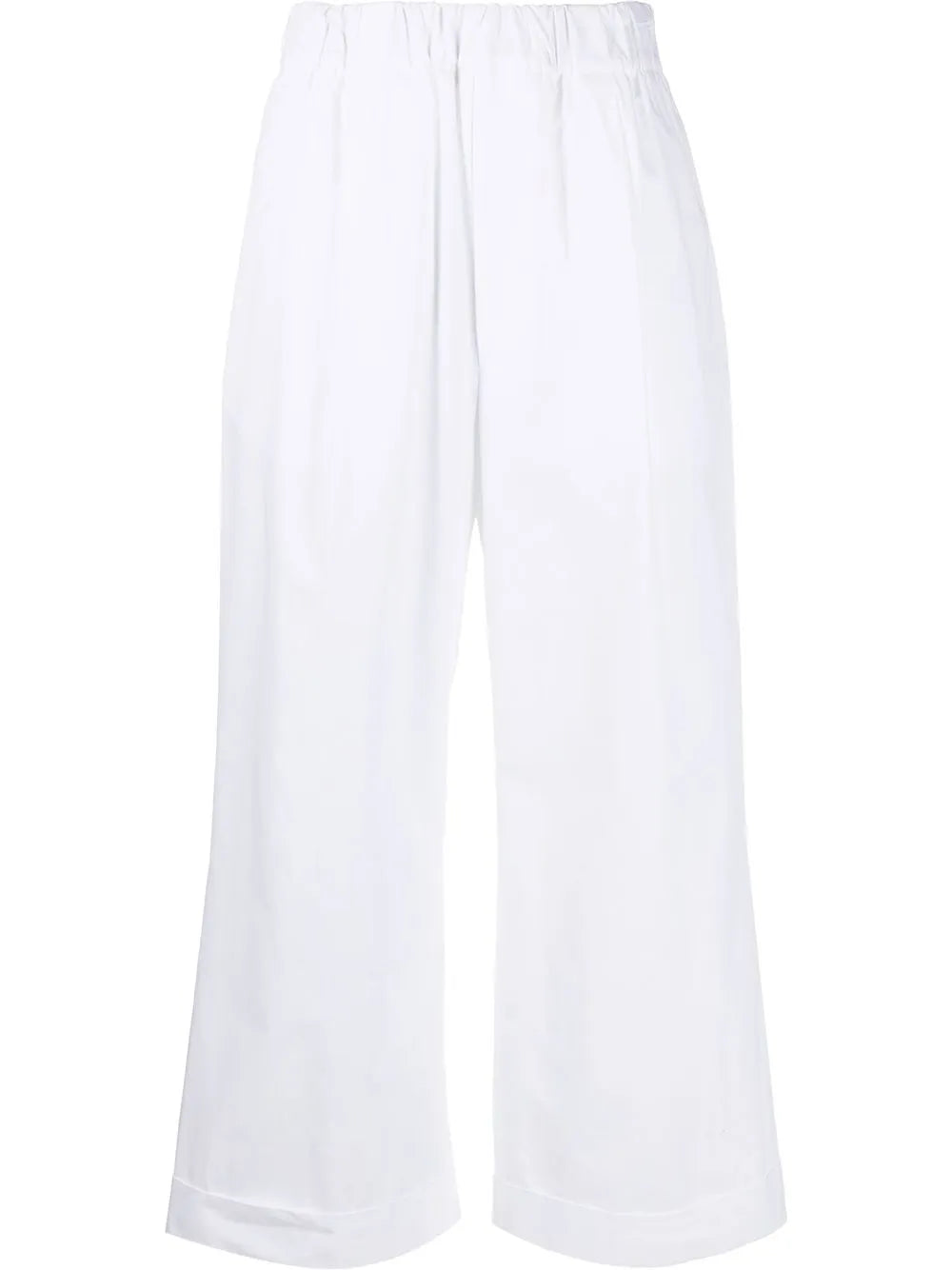 Elasticated-Waist Cotton Culottes