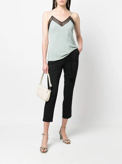 Lace-Trim Detail Top