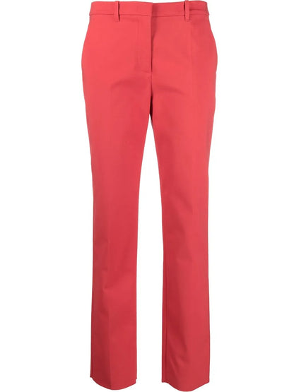 High-Waist Straight Trousers