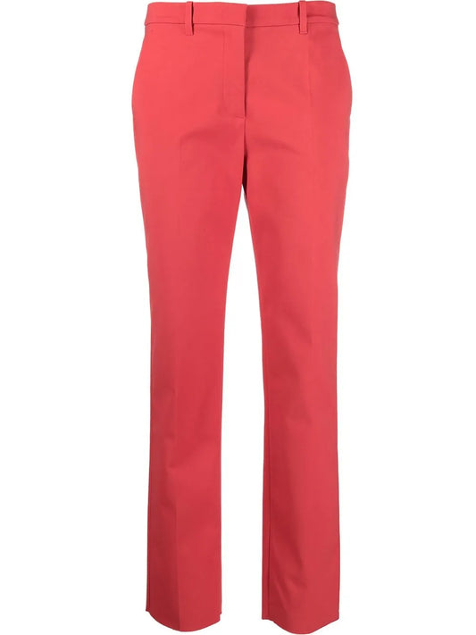 High-Waist Straight Trousers