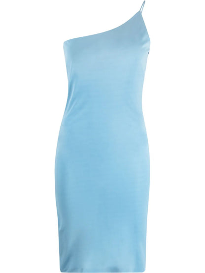 One-Shoulder Jersey-Knit Dress