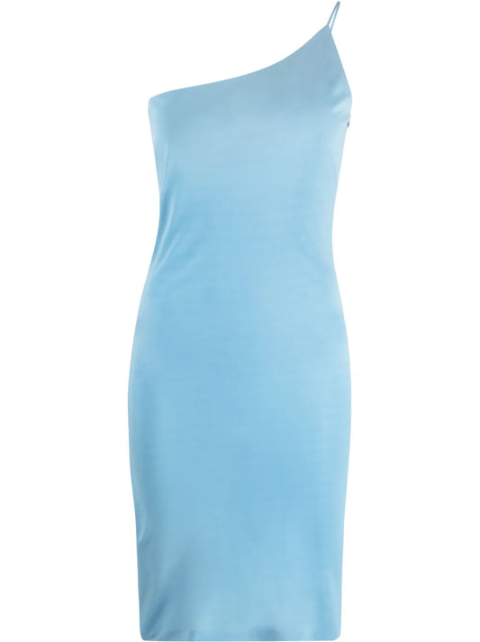 One-Shoulder Jersey-Knit Dress