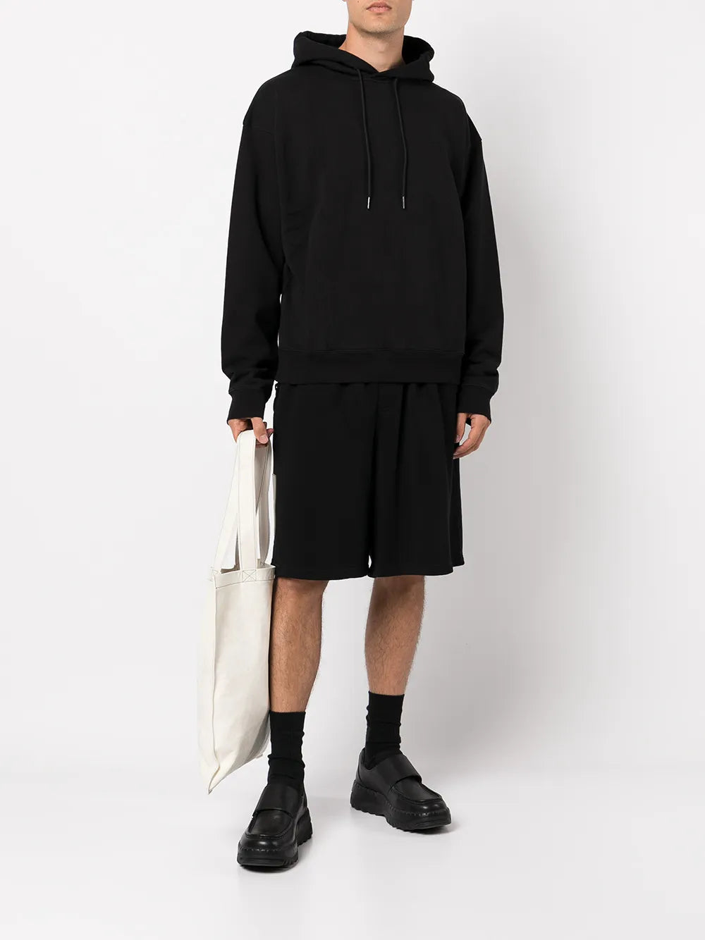 Logo-Print Oversized Hoodie