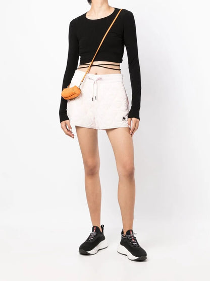 Quilted Recycled Nylon Shorts