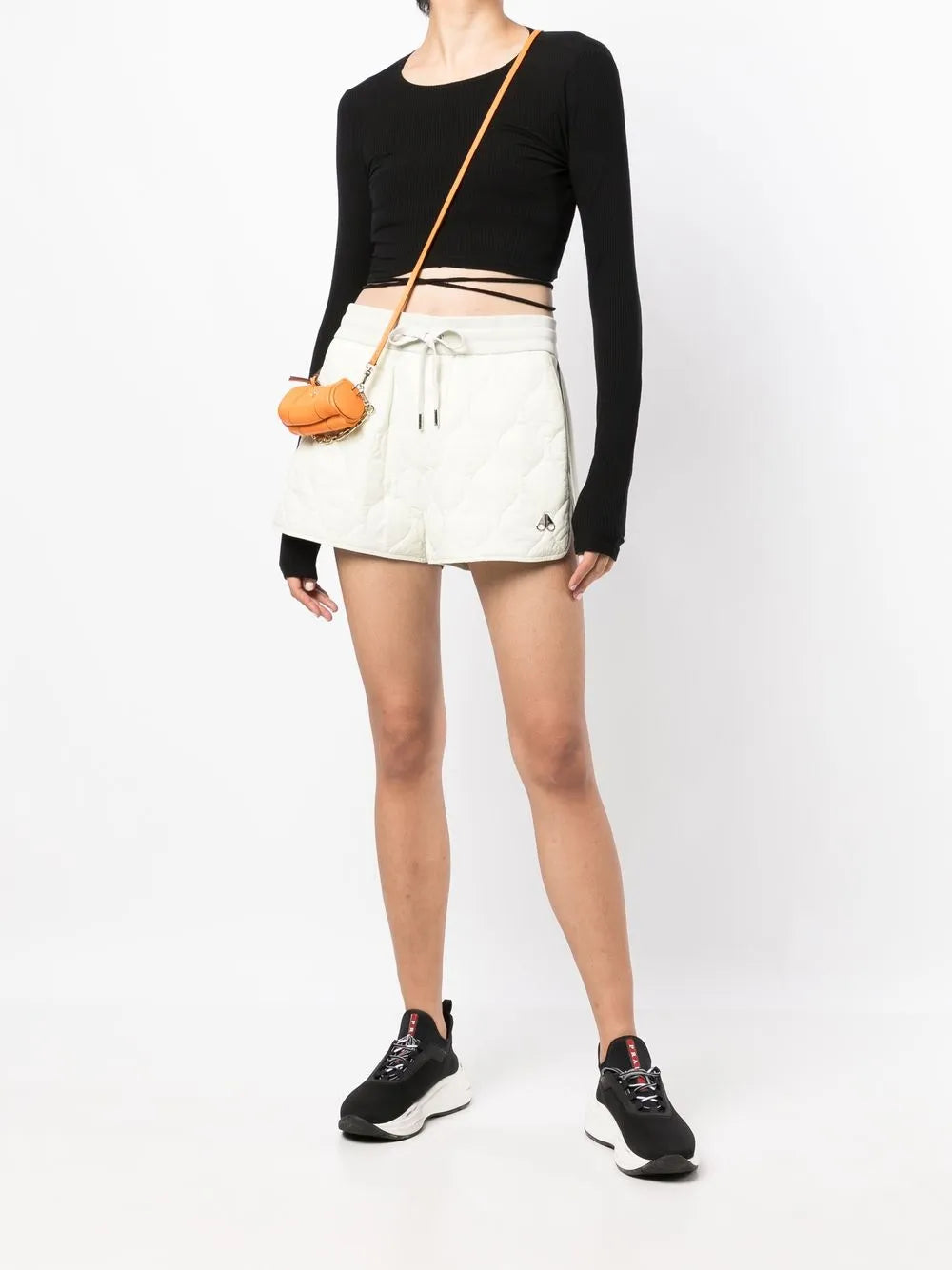 Quilted Recycled Nylon Shorts