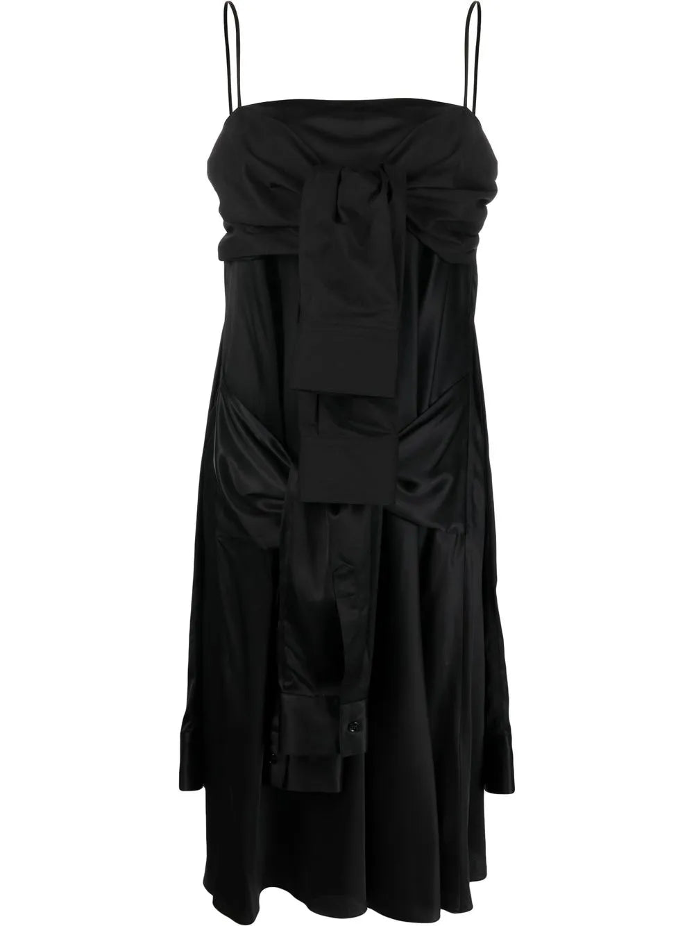 Knot-Detail Cotton Dress