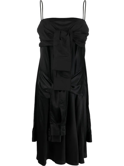 Knot-Detail Cotton Dress