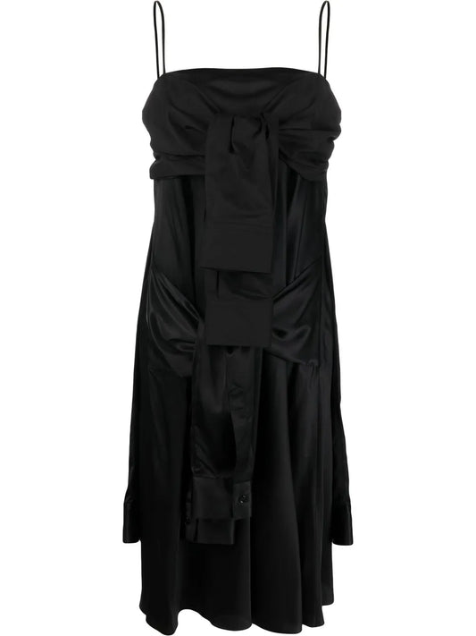 Knot-Detail Cotton Dress