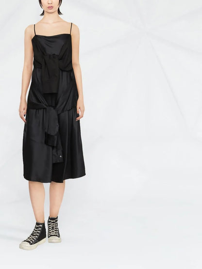 Knot-Detail Cotton Dress