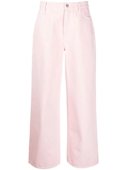 Wide-Leg Denim Jeans
