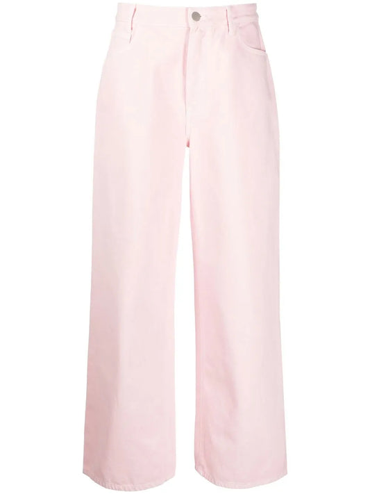 Wide-Leg Denim Jeans