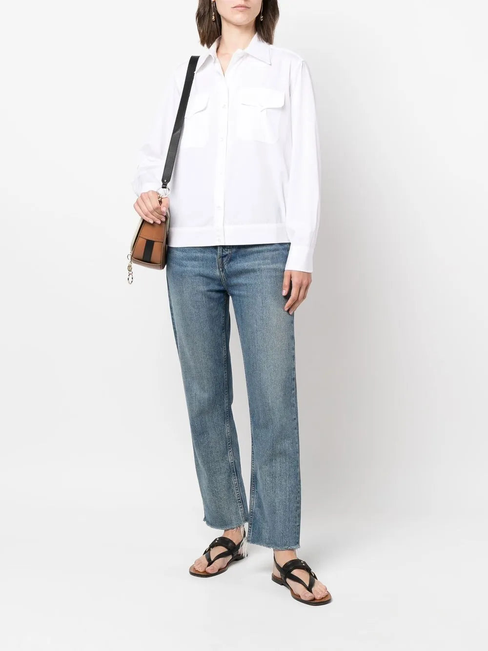 Long-Sleeved Cotton Shirt
