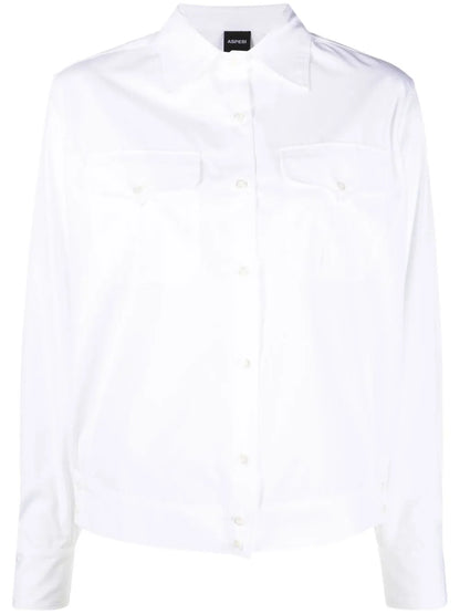 Long-Sleeved Cotton Shirt