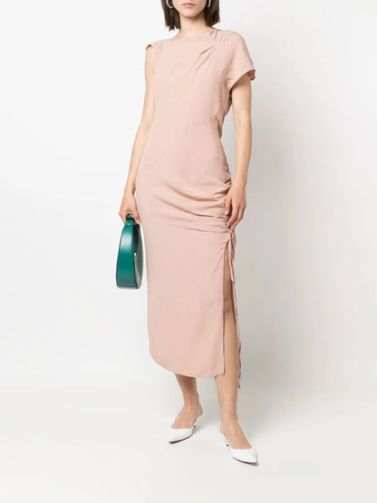Asymmetric Midi Dress