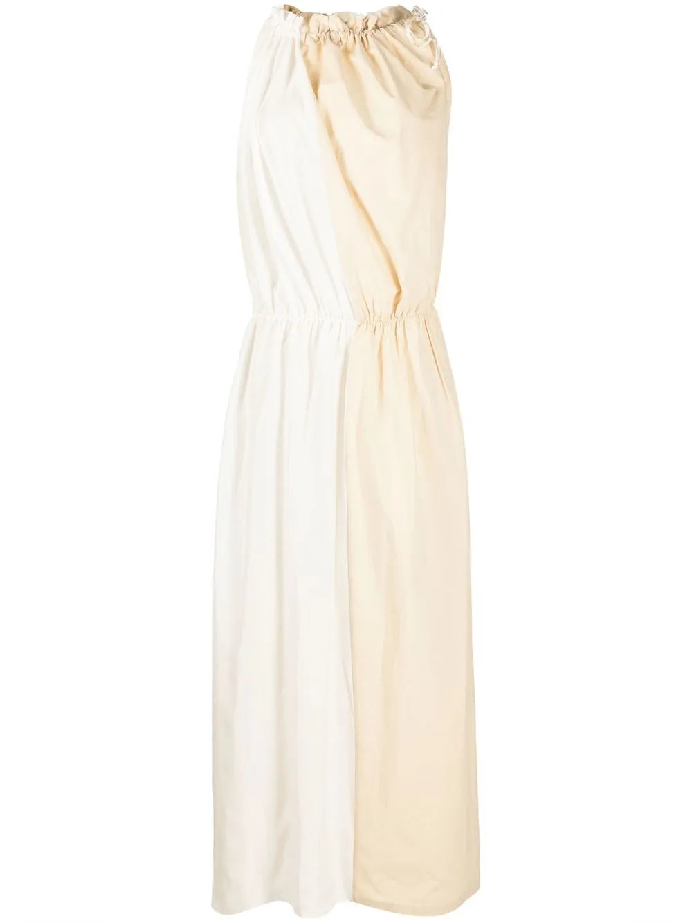 Two-Tone Mulberry Silk Dress