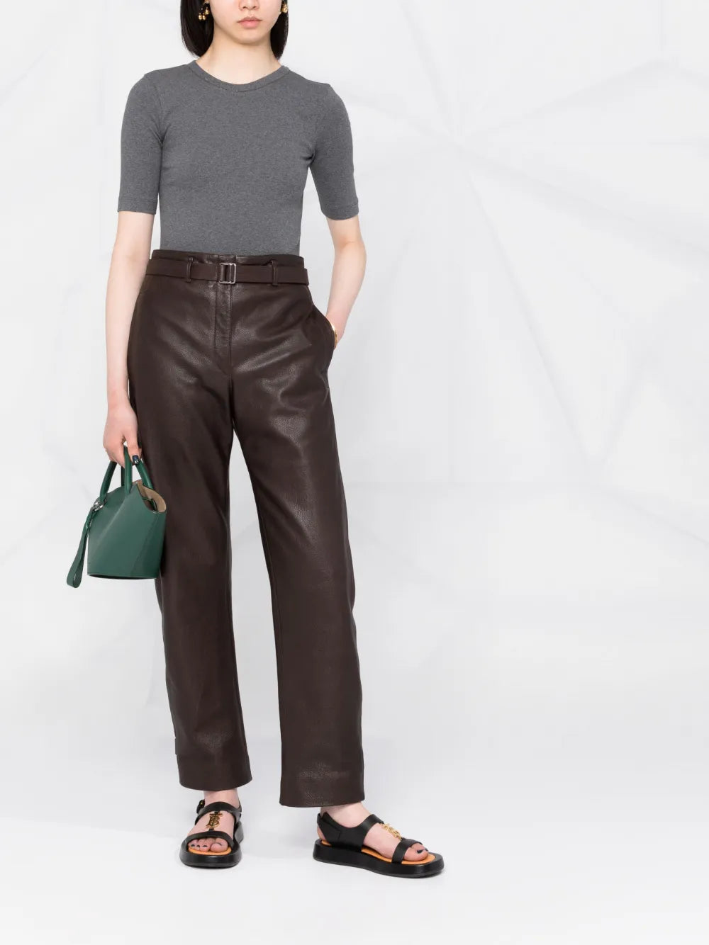 Short-Sleeve Knitted Top