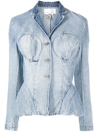 Sculpted Denim Jacket