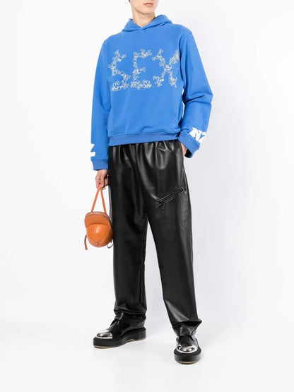 Graphic-Print Hoodie