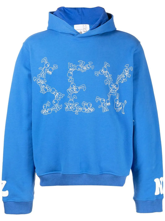 Graphic-Print Hoodie