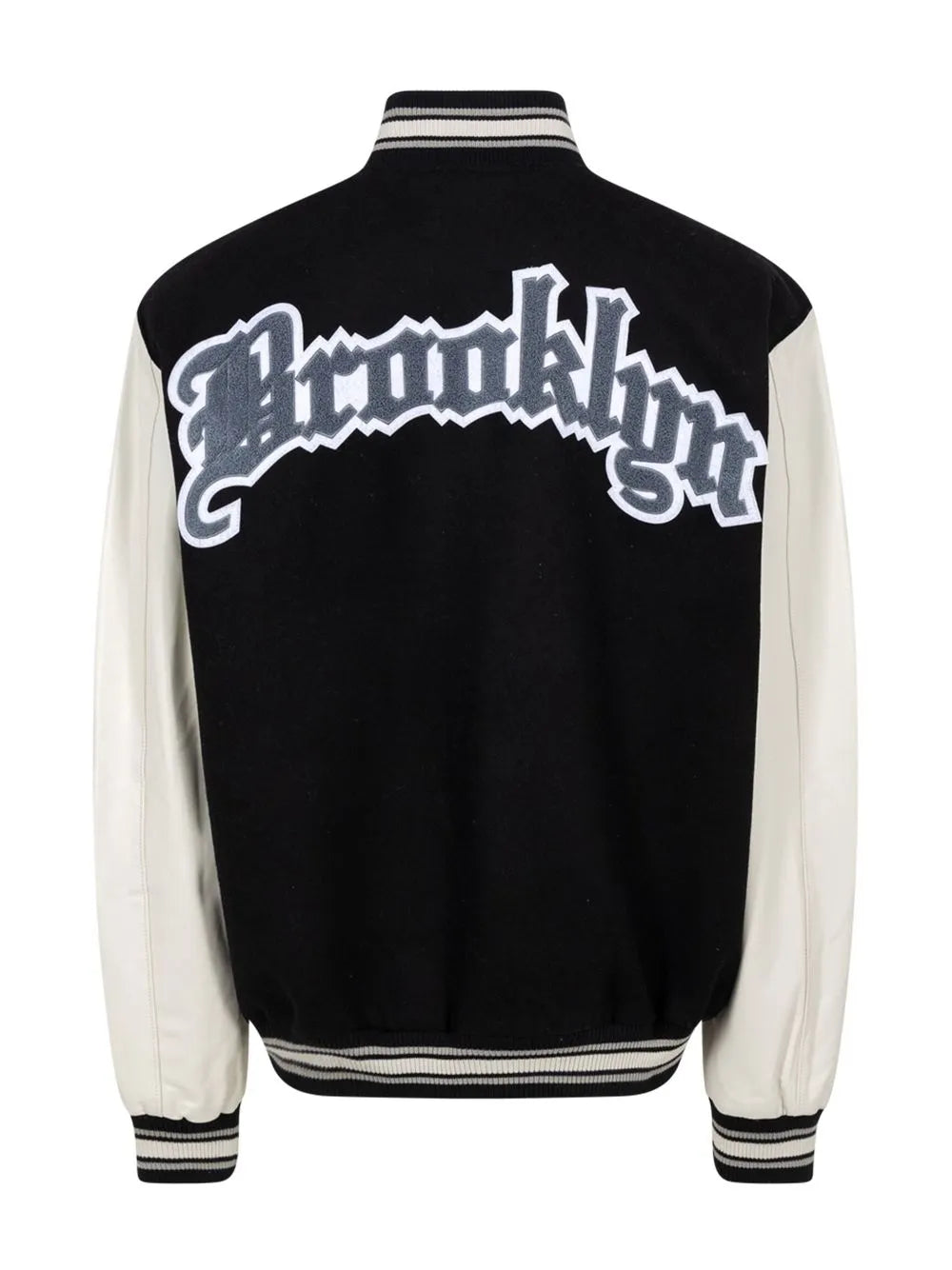 "Grey/White" Bomber Jacket