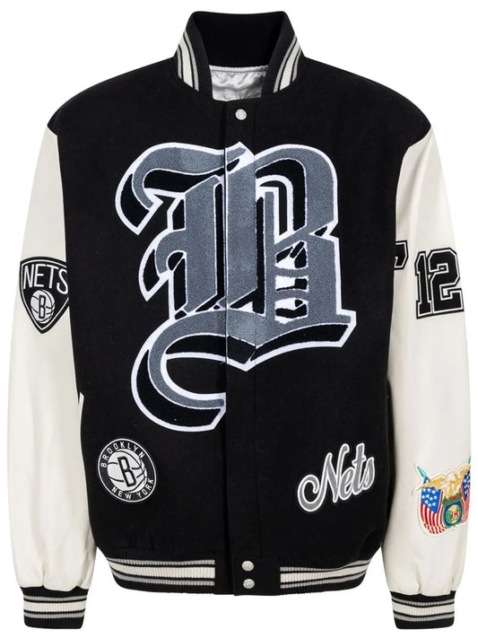 "Grey/White" Bomber Jacket