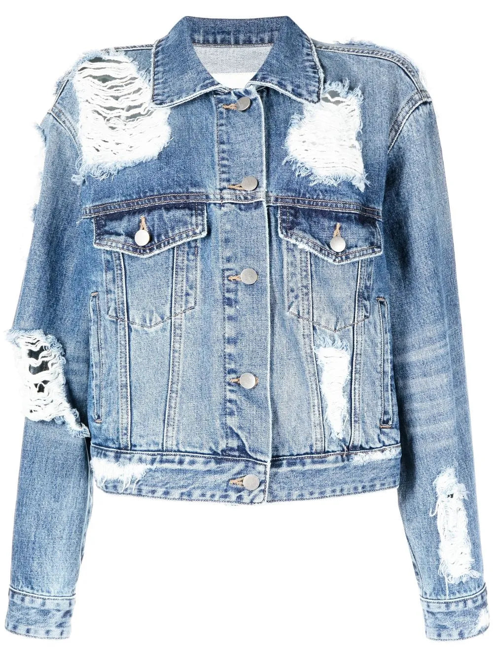 Distressed Denim Jacket