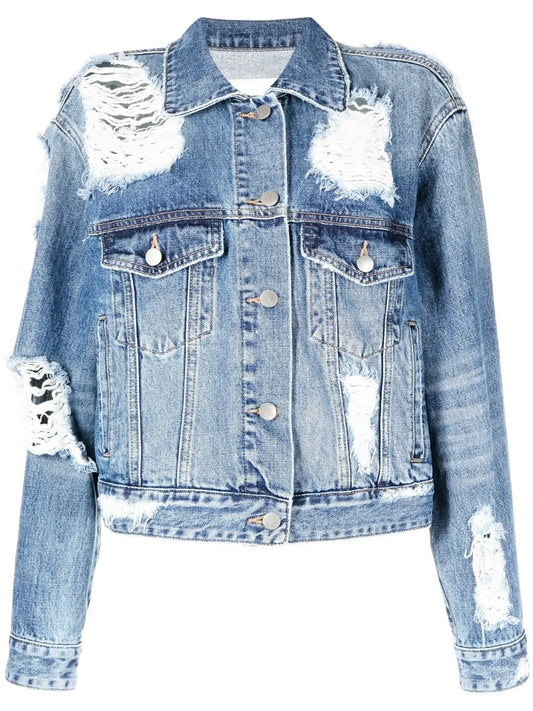 Distressed Denim Jacket