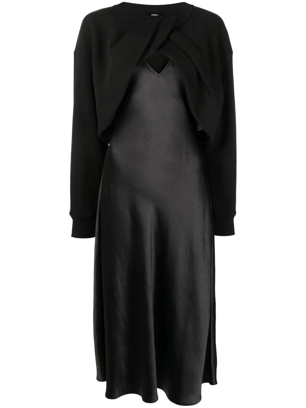 Twist-Front Maxi Dress