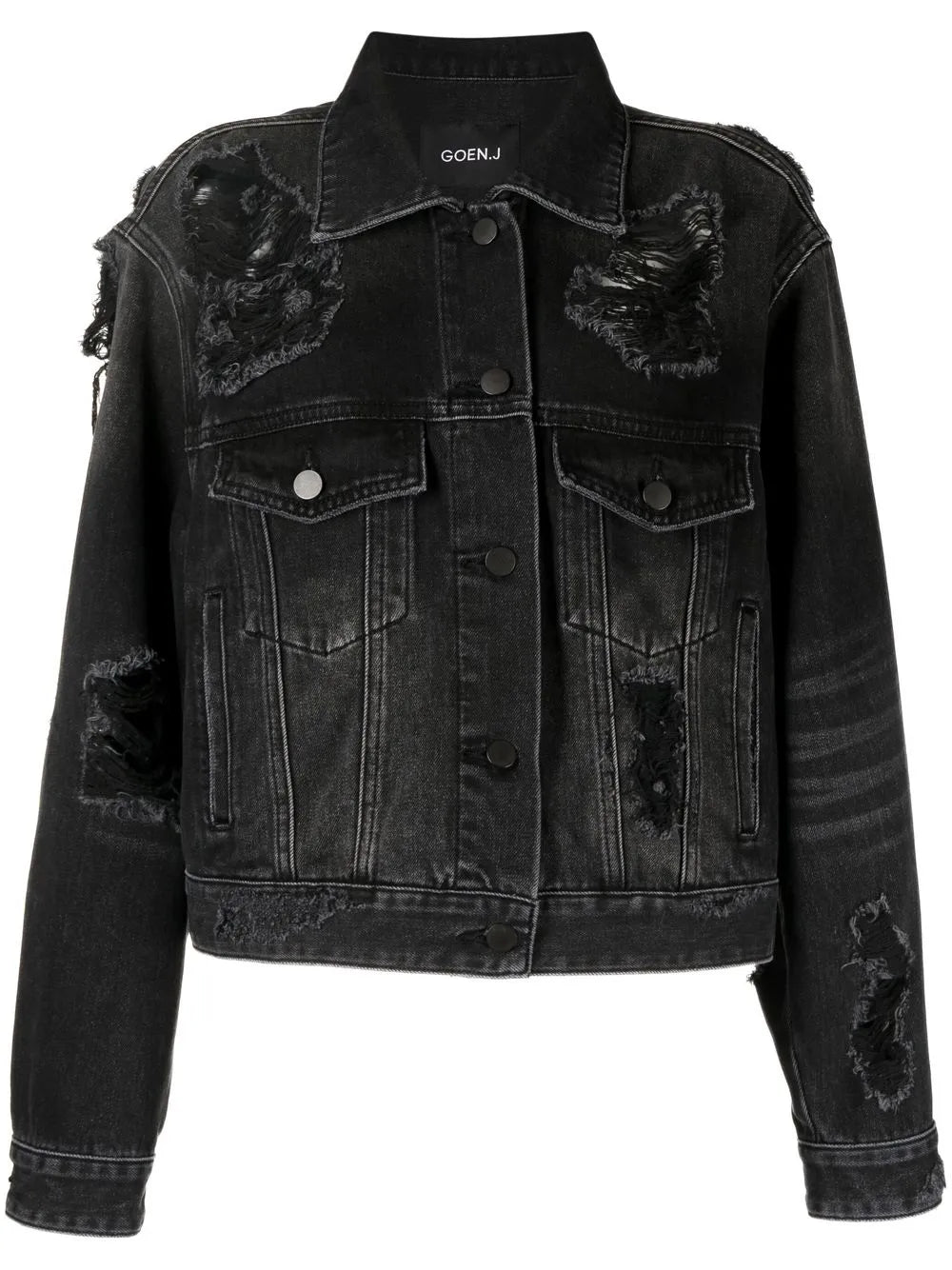 Distressed Denim Jacket