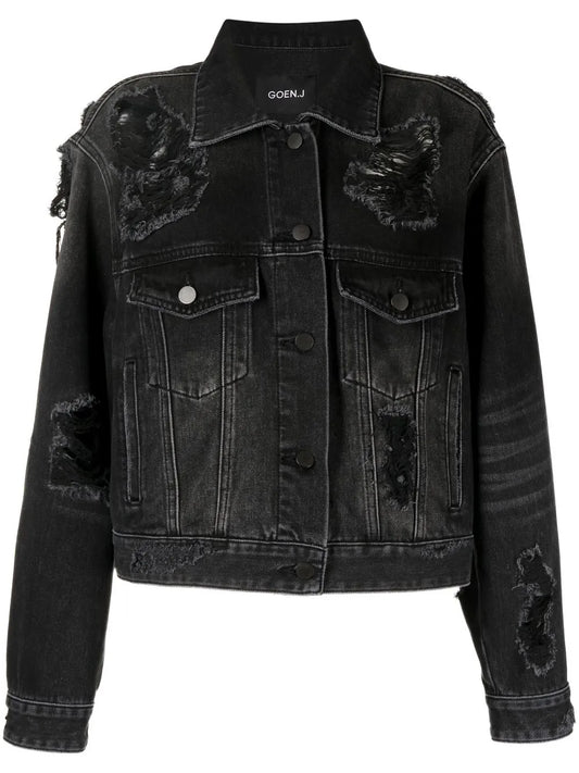 Distressed Denim Jacket