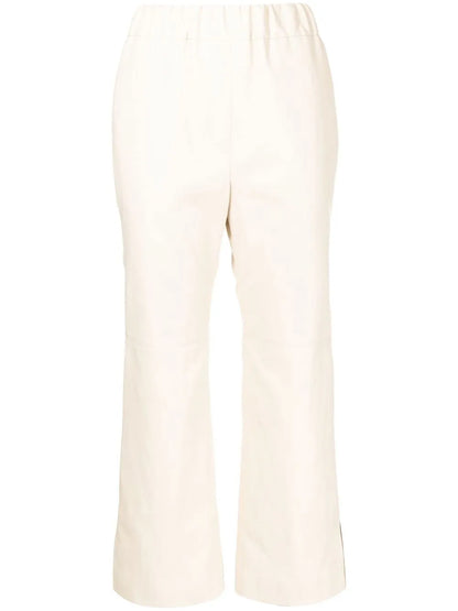 High Waist Cropped Trousers
