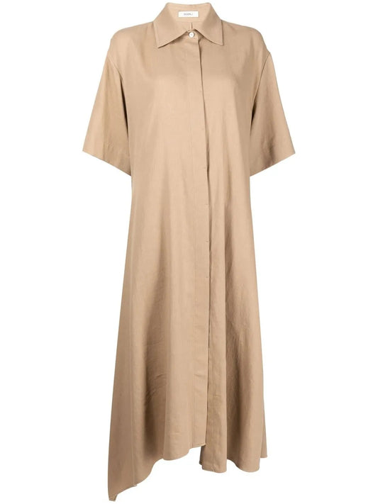 Straight-Cut Shirt Dress