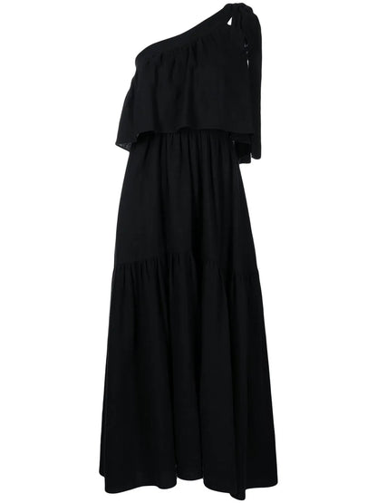 One-Shoulder Maxi Dress