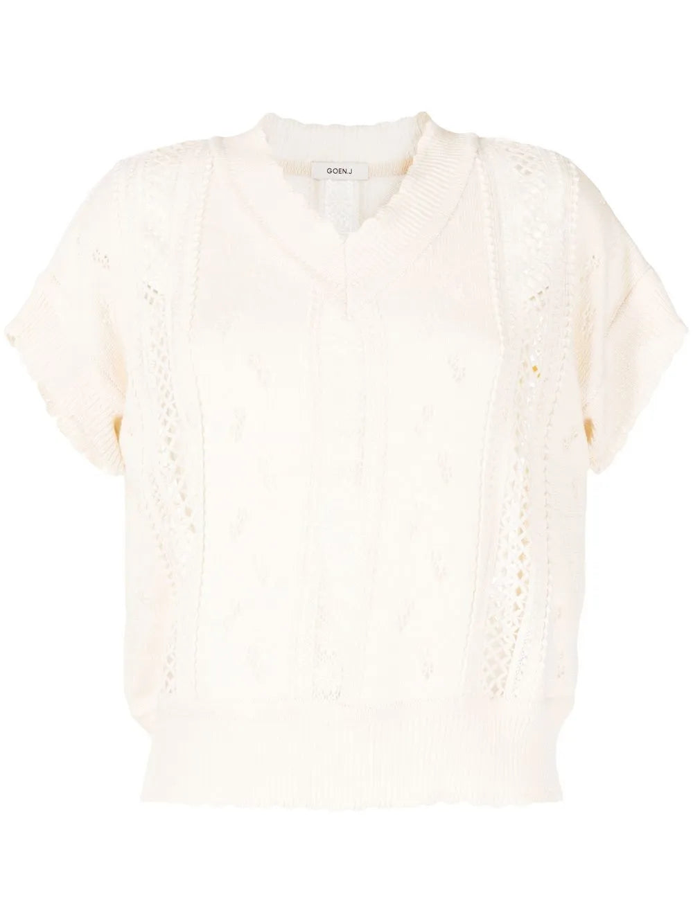 V-Neck Sleeveless Jumper