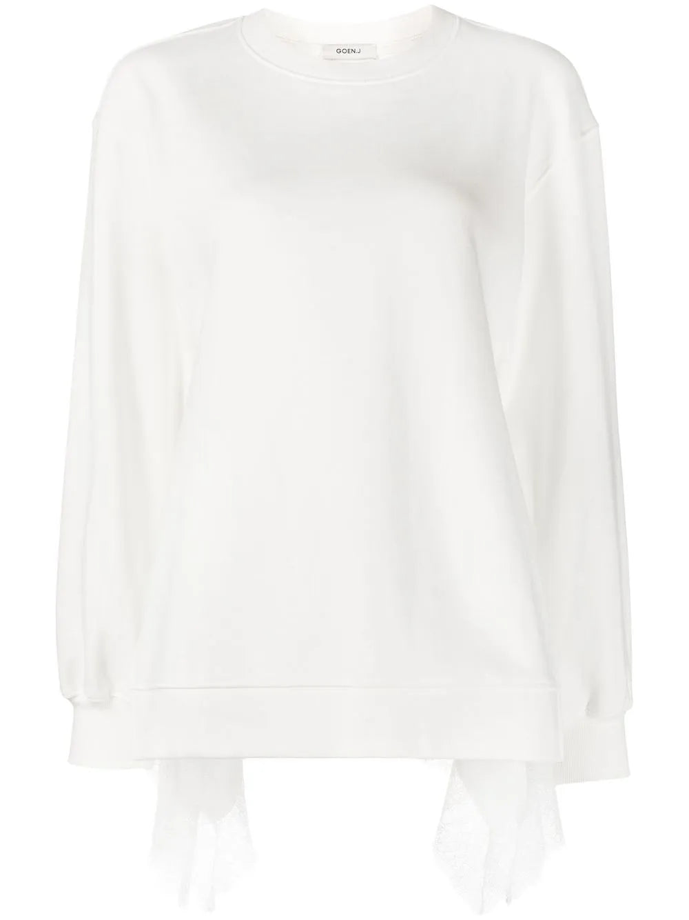 Lace Trim Sweatshirt