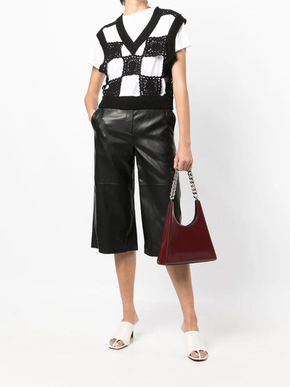 High Waist Cropped Trousers
