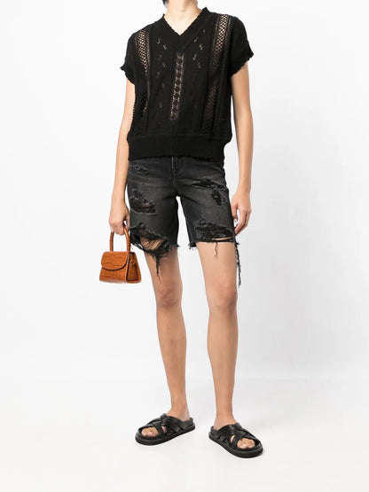 V-Neck Sleeveless Jumper
