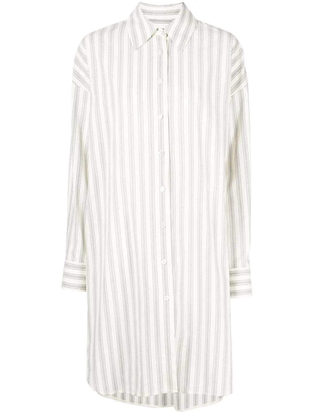 Oversized-Cut Shirt Dress