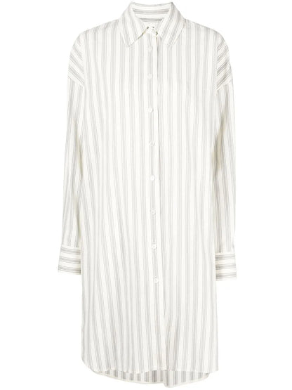 Oversized-Cut Shirt Dress